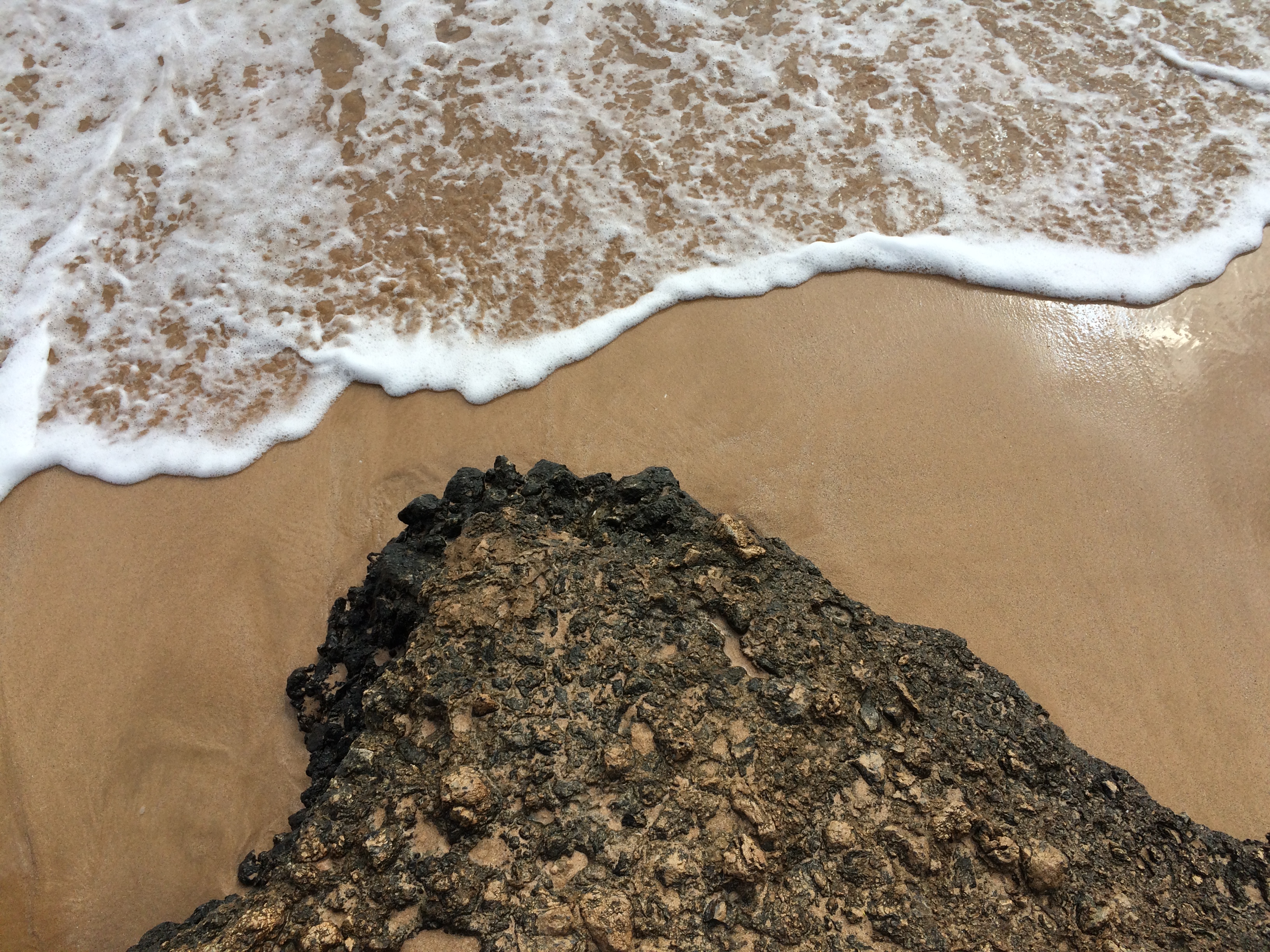 Lava Rock Ocean Sand
